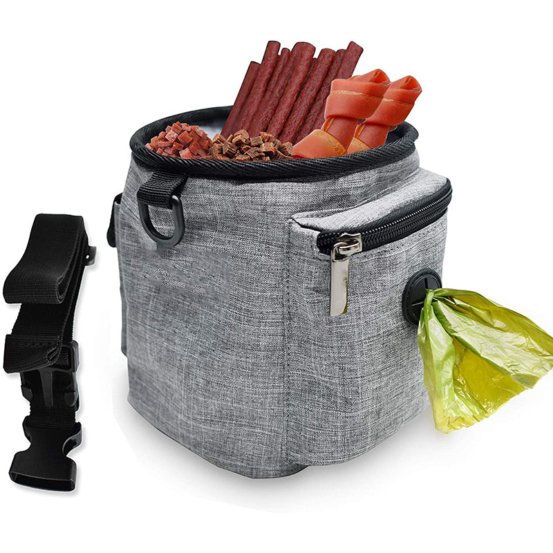 Treats Puppy Training Pouch With Built-in Dog Waste Bag