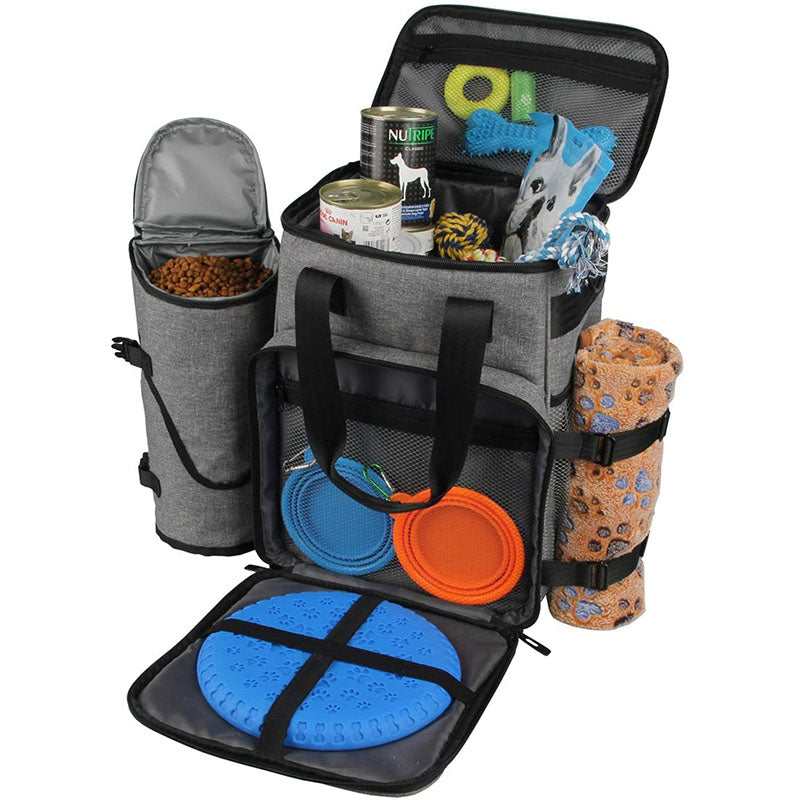 Large Capacity Pet Food Carrier Toys Organizer