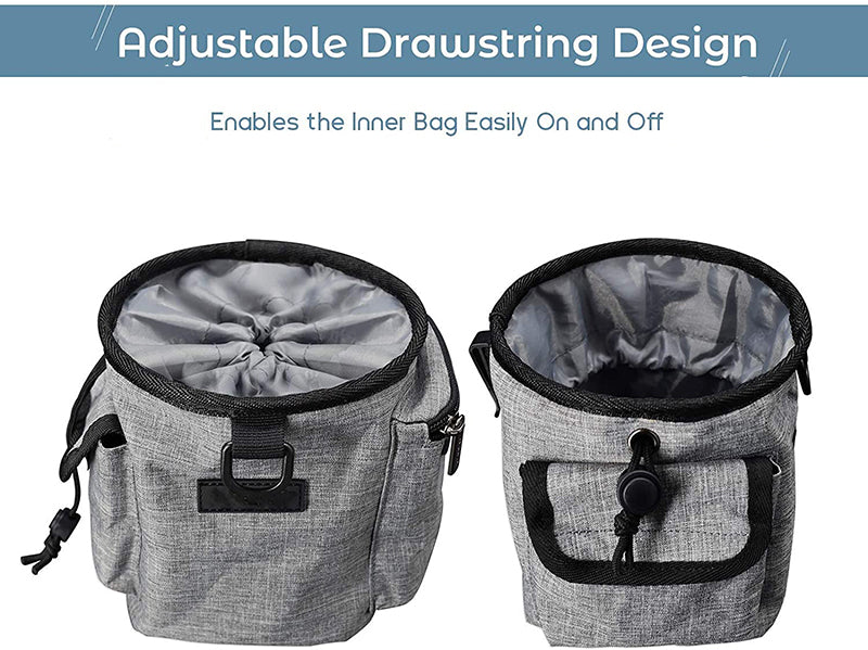 Treats Puppy Training Pouch With Built-in Dog Waste Bag
