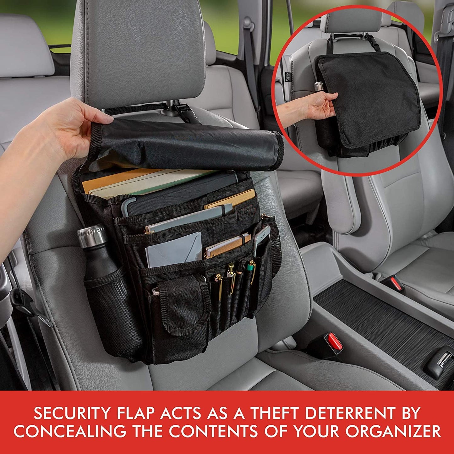 Durable Car Organizer for Front Seat or Car Seat