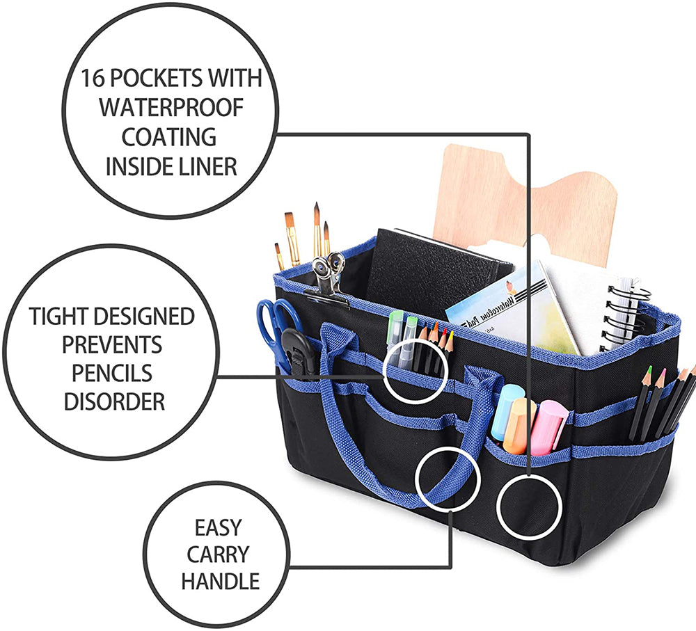 Art Organizer Craft Storage Tote Bag For Tools