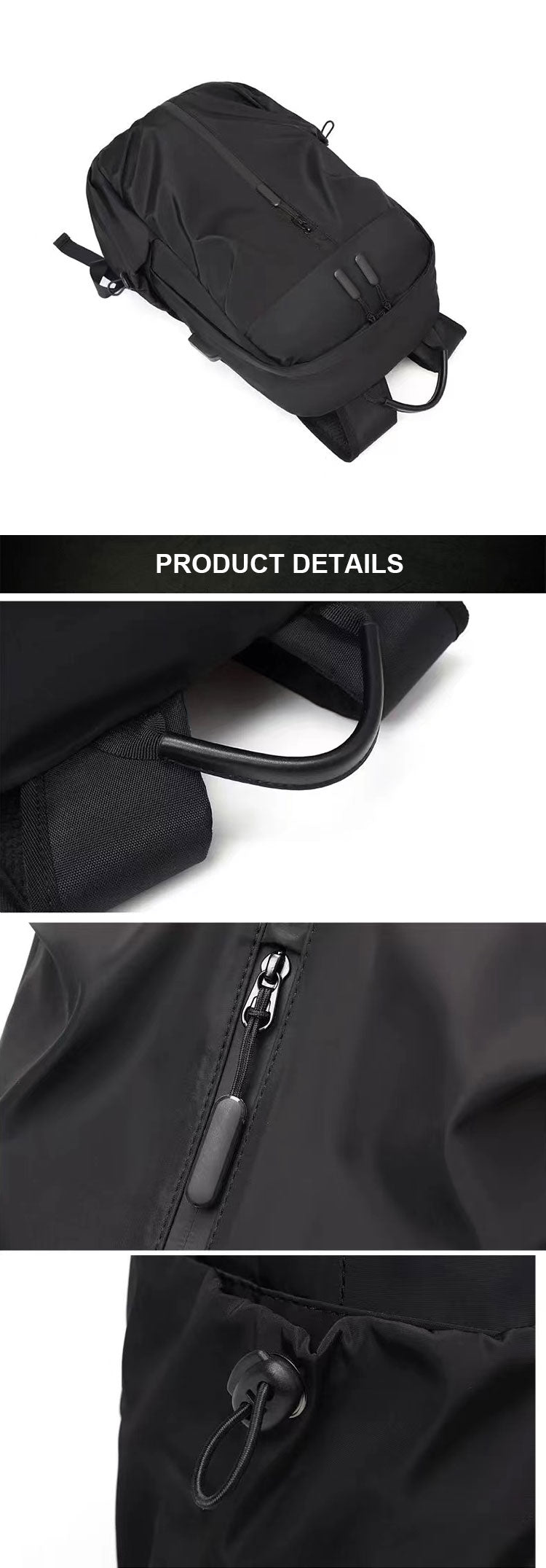 Waterproof Travel Laptop College School Backpack With Usb