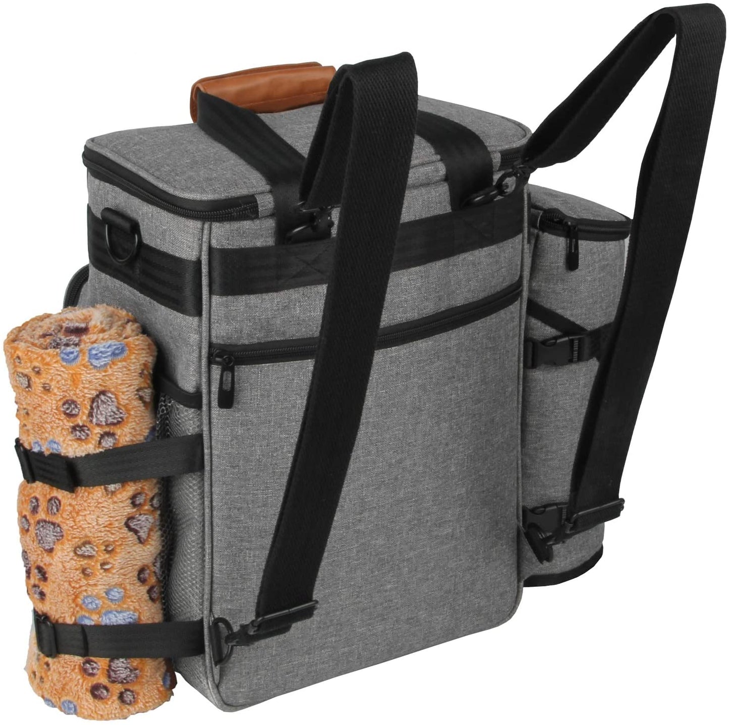 Large Capacity Pet Food Carrier Toys Organizer