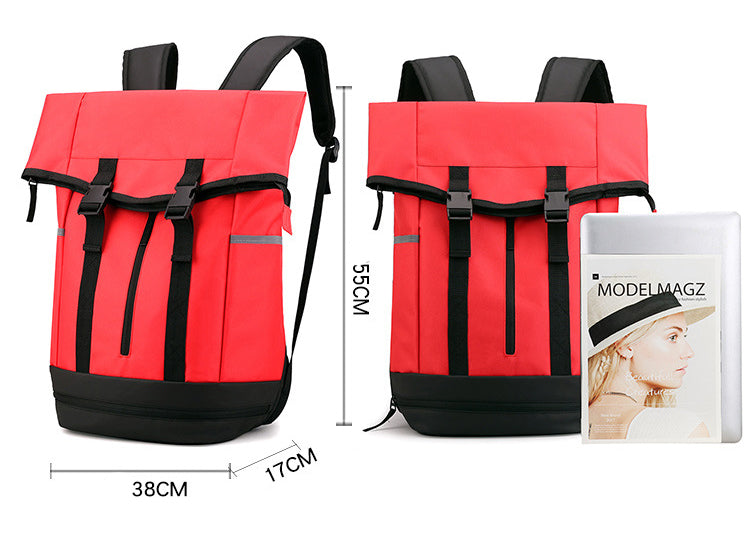 Waterproof Travel Laptop Student Roll Top Backpack