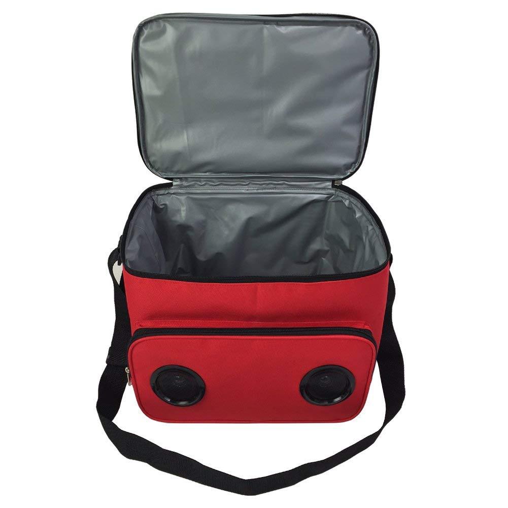 Portable Travel Cooler Bag With Built In Speakers