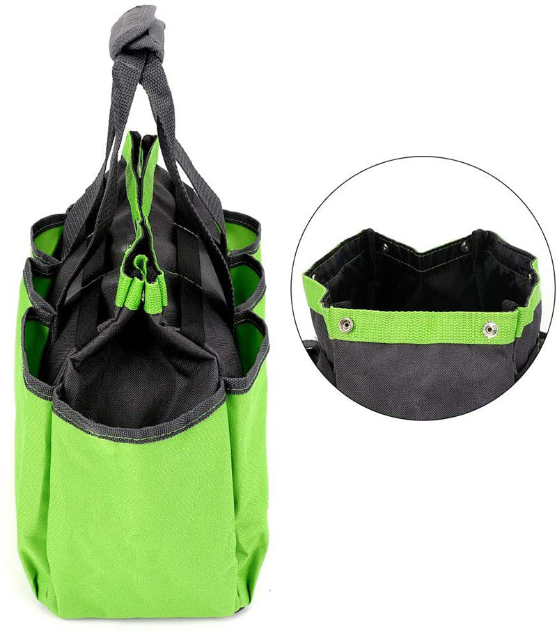 Garden Tote Tool Storage Bag With 8 Pockets
