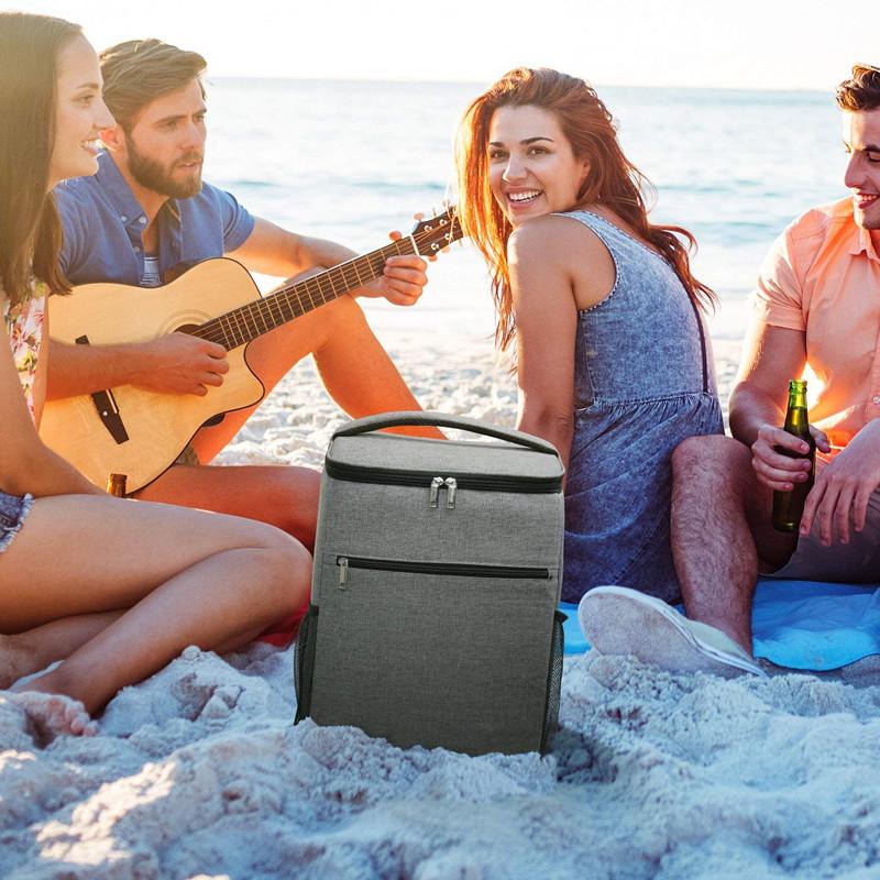 Insulated Backpack Soft Cooler Lunch Bag