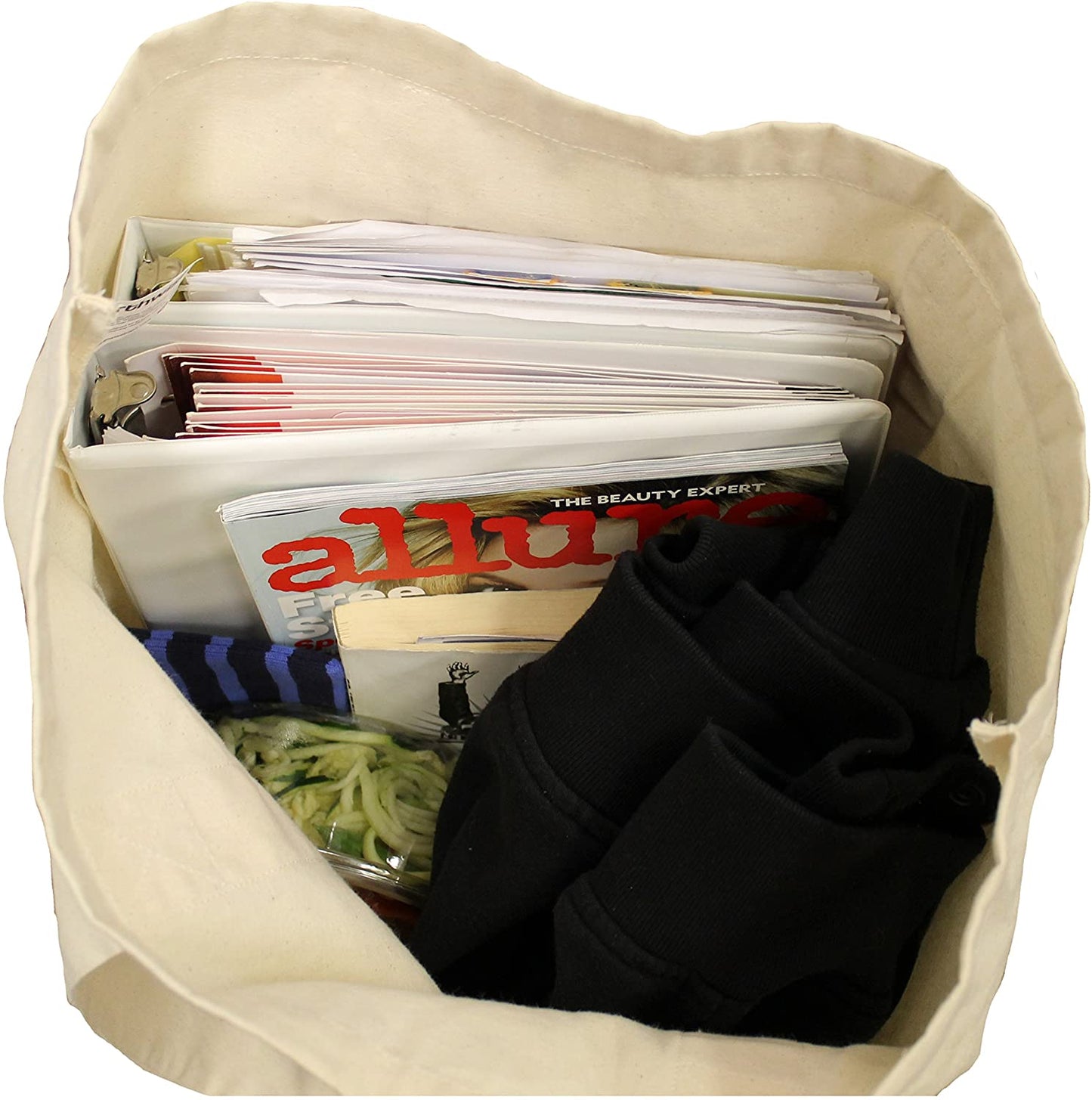 100% Organic Cotton Shopping Canvas Bag For Grocery