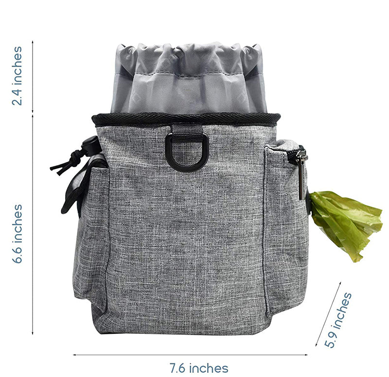 Treats Puppy Training Pouch With Built-in Dog Waste Bag