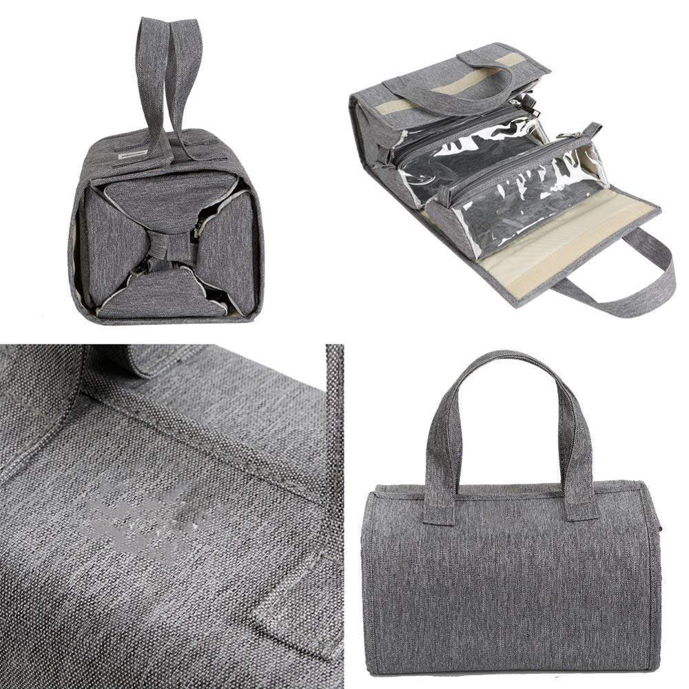 Folding Portable Travel Men Roll Up Toiletry Bags