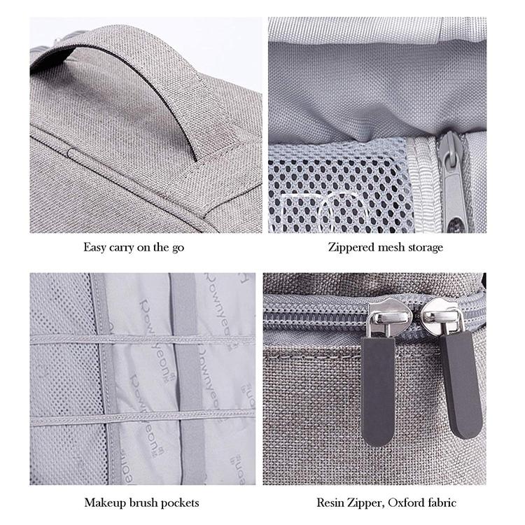 Waterproof cosmetic travel organizer accessories make up bag