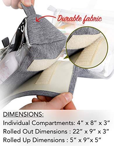 Folding Portable Travel Men Roll Up Toiletry Bags