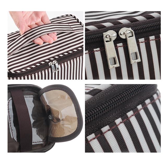 Travel Organizer Toiletry Cosmetic Bag With Compartments