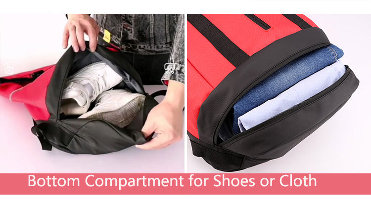 Waterproof Travel Laptop Student Roll Top Backpack