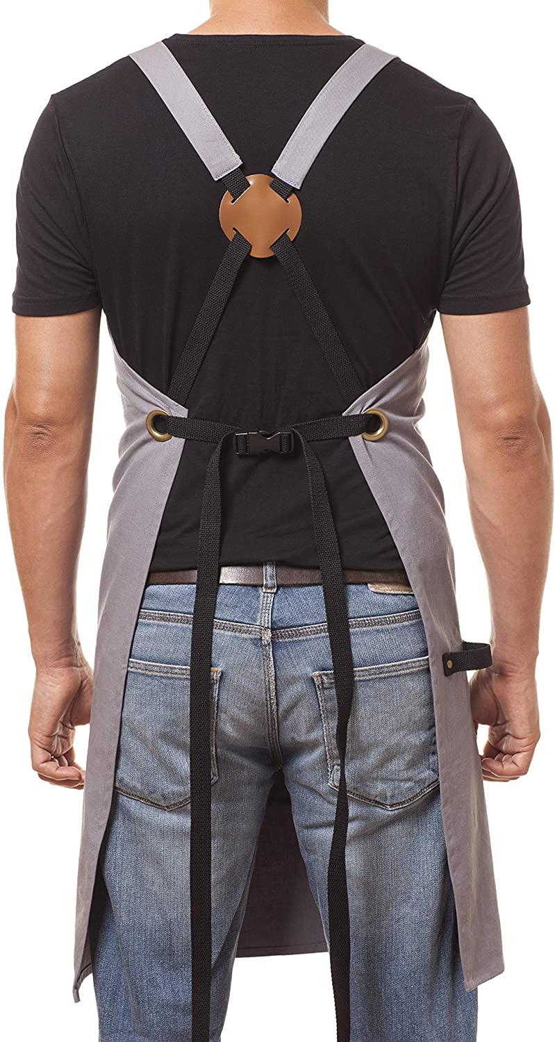 Stylish Waterproof Waxed Canvas Tool Apron