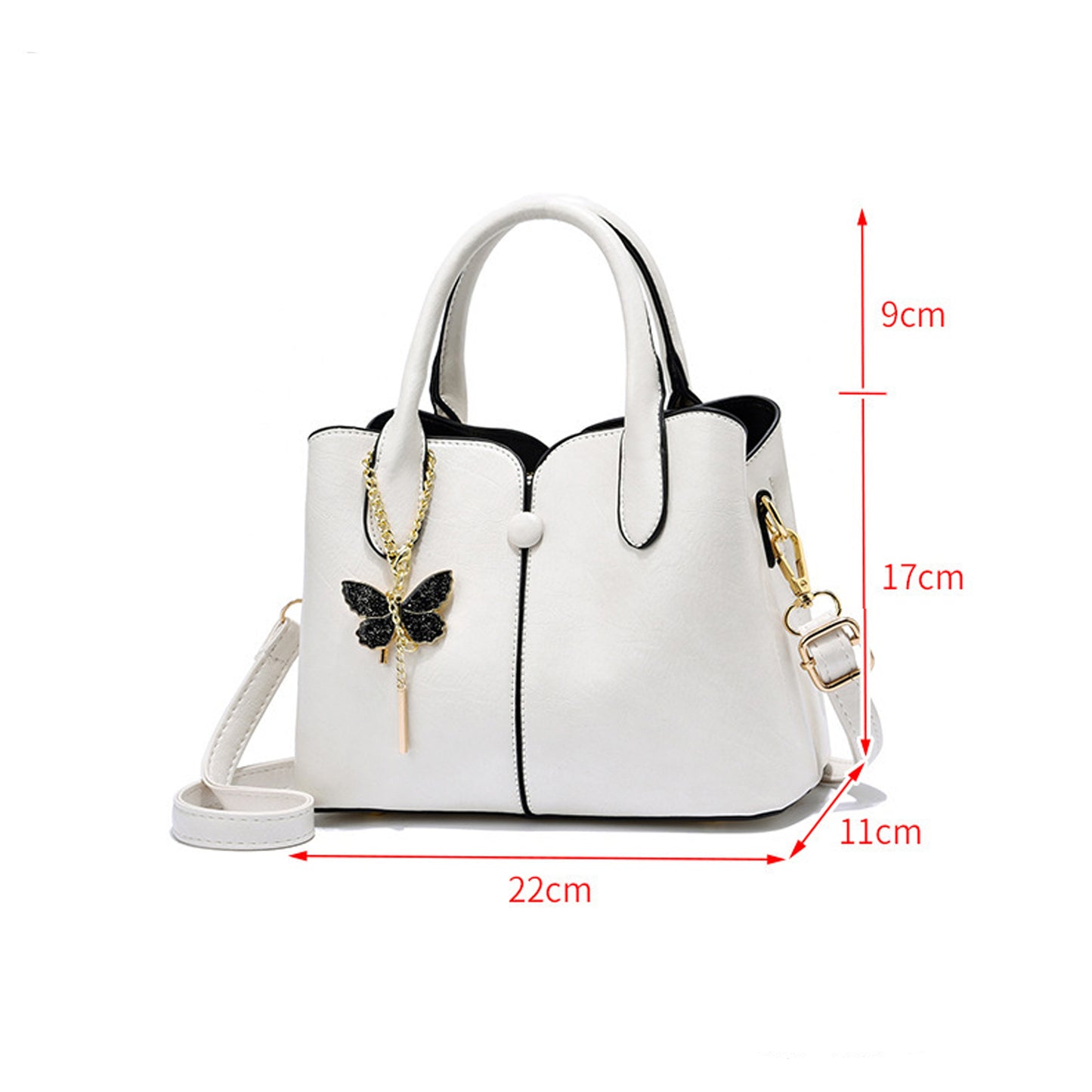 New Fashion Handbag Retro Large Capacity Shoulder Bag