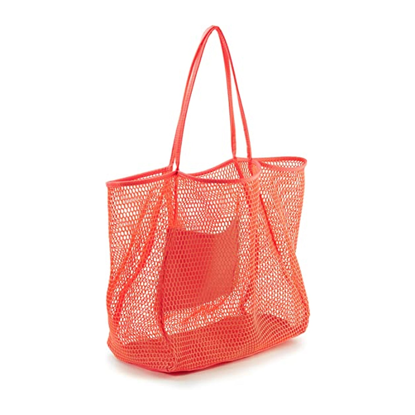 Mesh Beach Tote Womens Shoulder Handbag