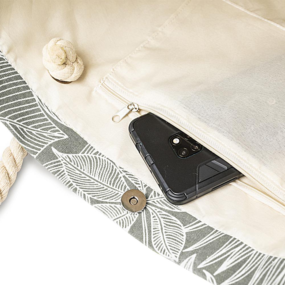 Eco Friendly Big Cotton Storage Beach Tote Shopping Bag