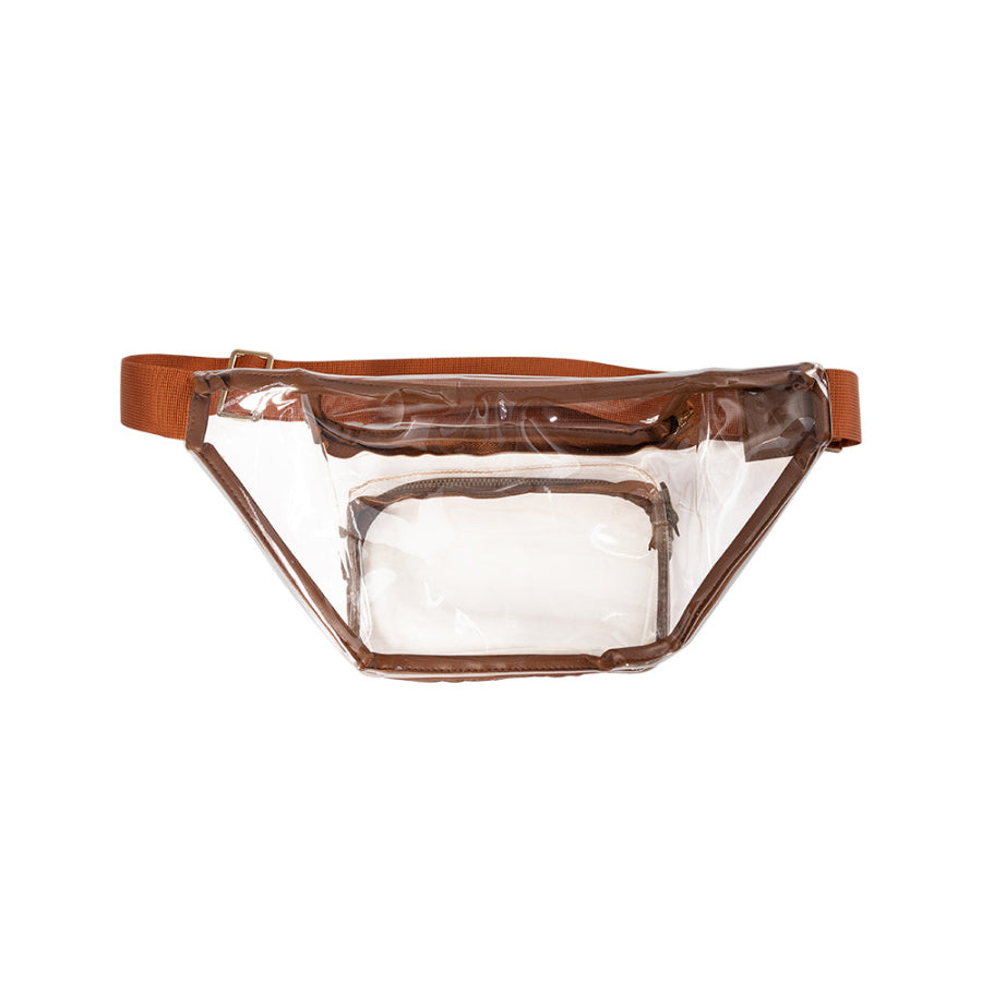 New Transparent Outdoor Running Large-capacity Waist Bag