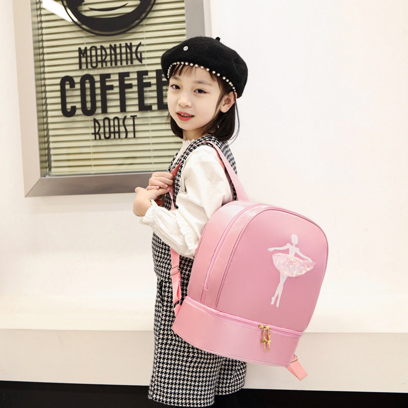 Latin Ballet Schoolbag Girls Princess Dancing Bag