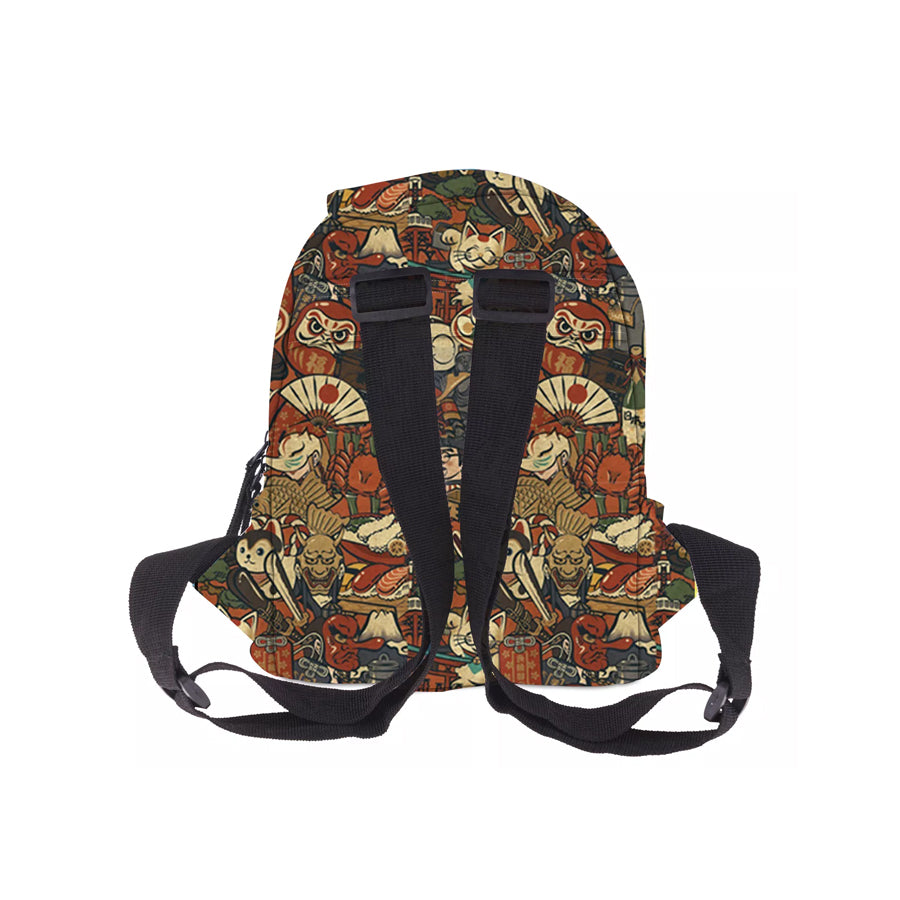 Summer New Oxford Print Mini Backpack
