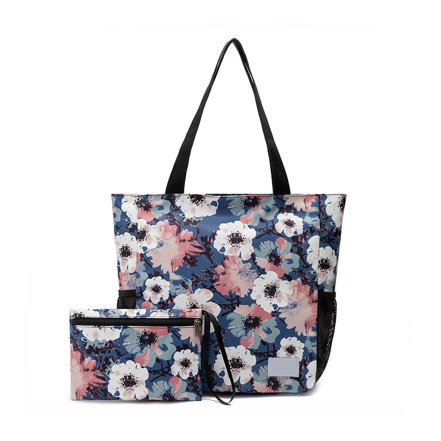 Fashion Full Printing Polyester Beach Tote Bag