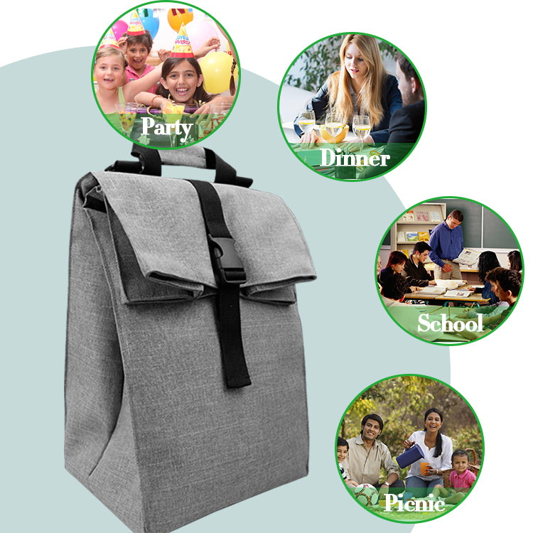 Eco-friendly Food Grade Tote Shoulder Lunch Bag