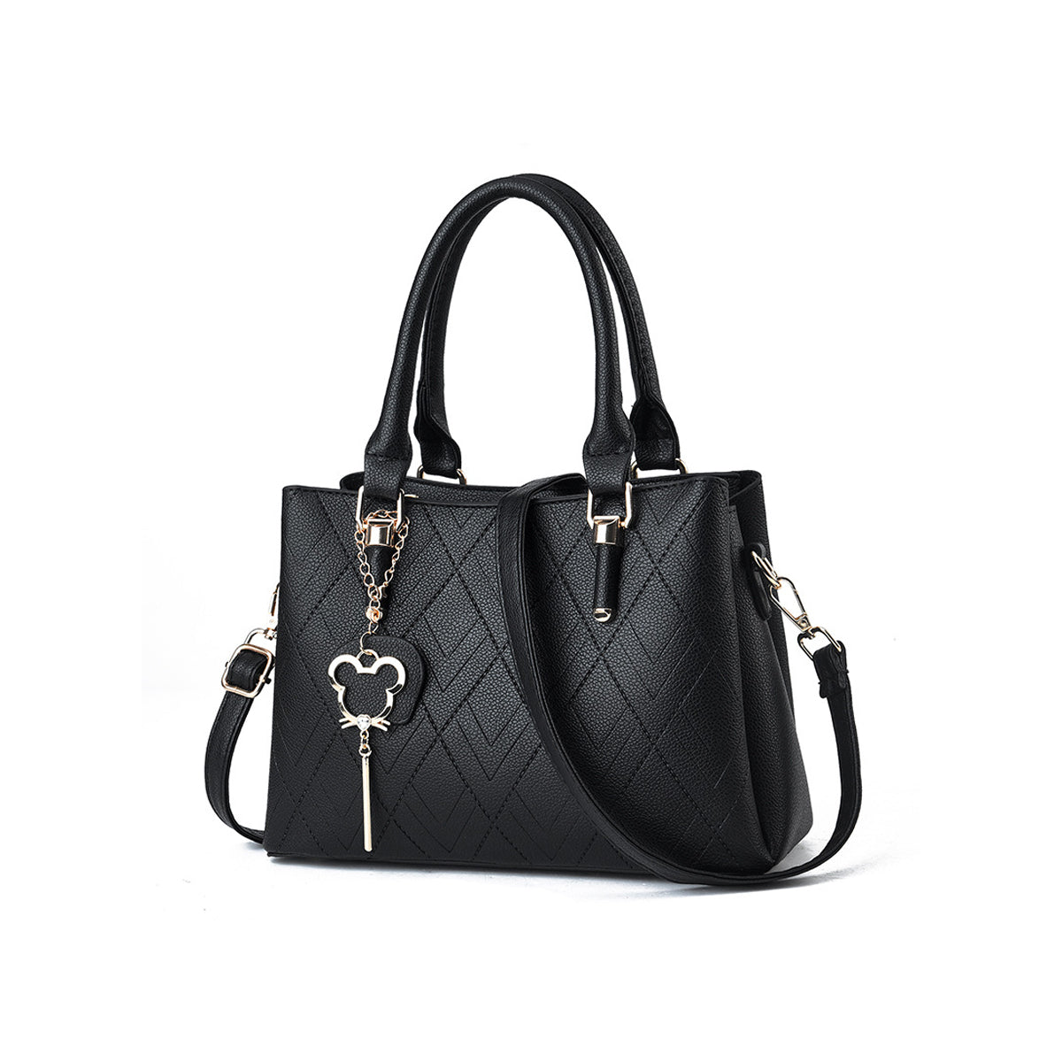 New Trend Embossed Large Capacity Shoulder Bag