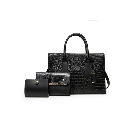 New Fashion Crocodile Print Bag Large Capacity Handbag For Lady