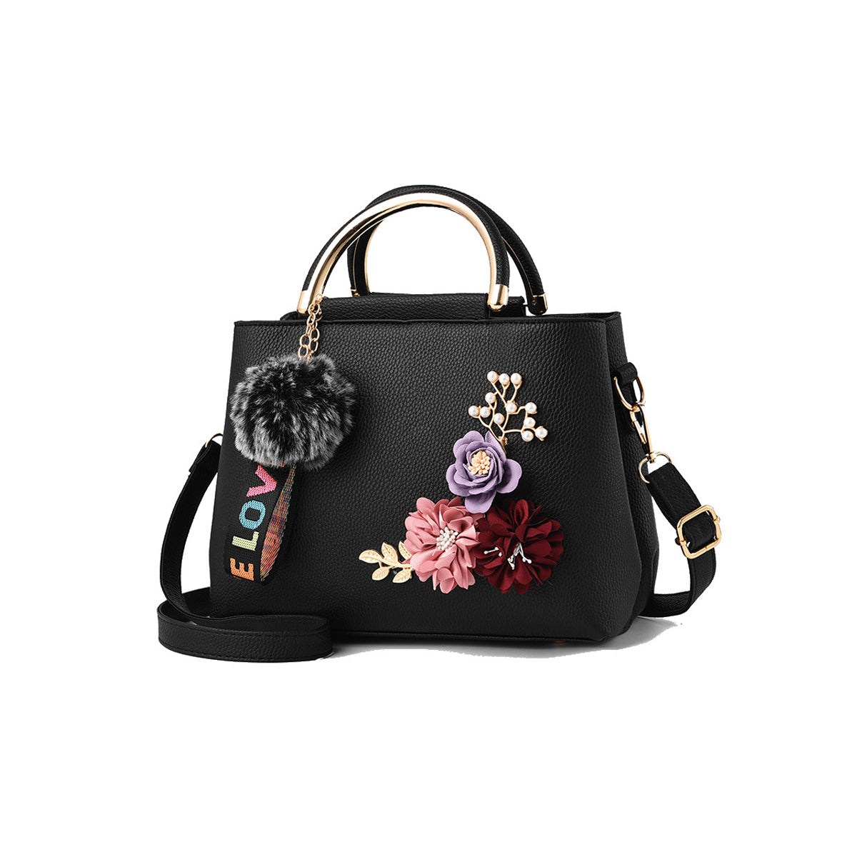 Fashion Ladies Flower Shoulder Messenger Bag