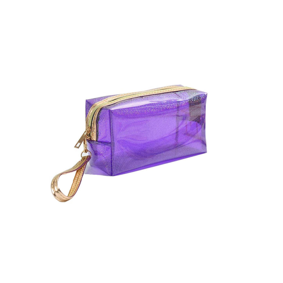 PVC Transparent Zippered Toiletry Bag