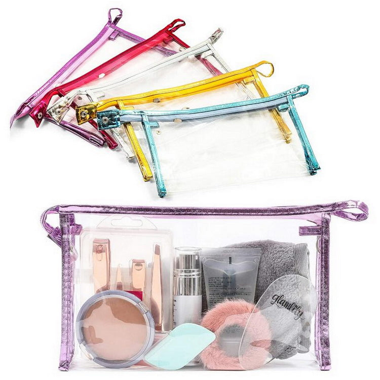 Fashion Waterproof Travel Clear Makeup Zipper Bag