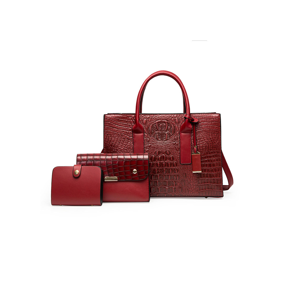 New Fashion Crocodile Print Bag Large Capacity Handbag For Lady