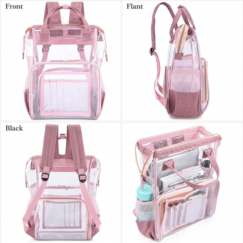 Fashion Heavy Duty Clear Transparent Backpack