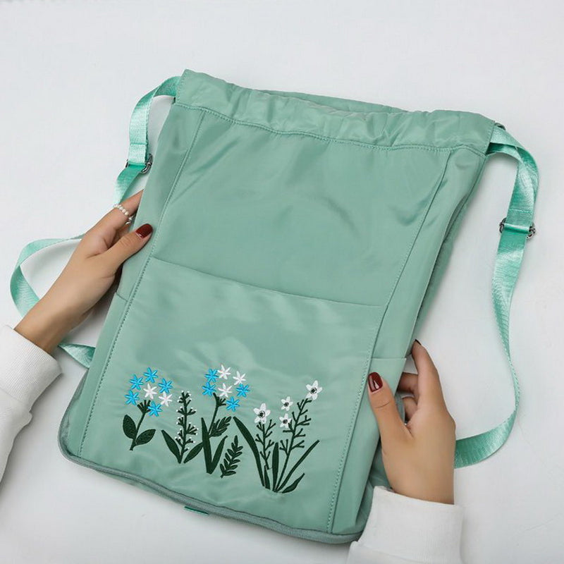 Hot Sell Oxford Foldable Drawstring Backpack