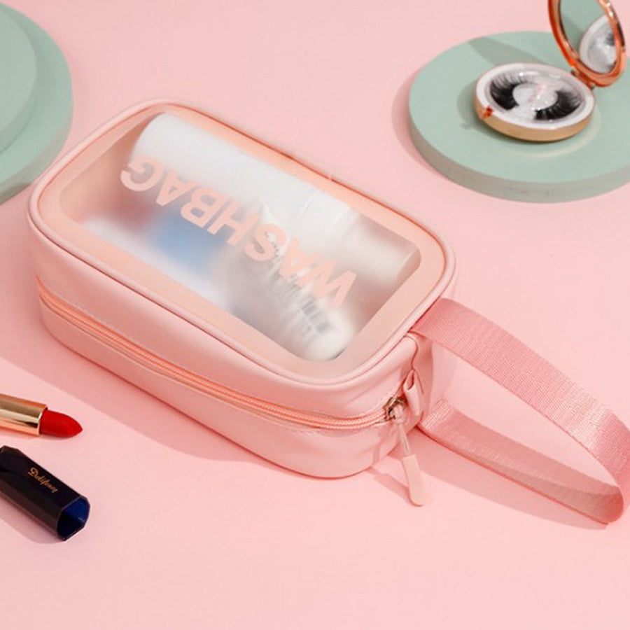 3pcs Set Waterproof PVC Clear Toiletry Bags