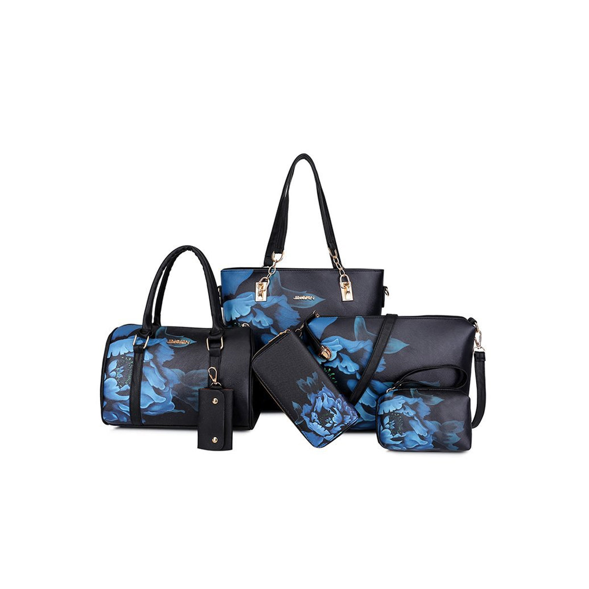 6 Pcs Designer Purses and Handbags for Women