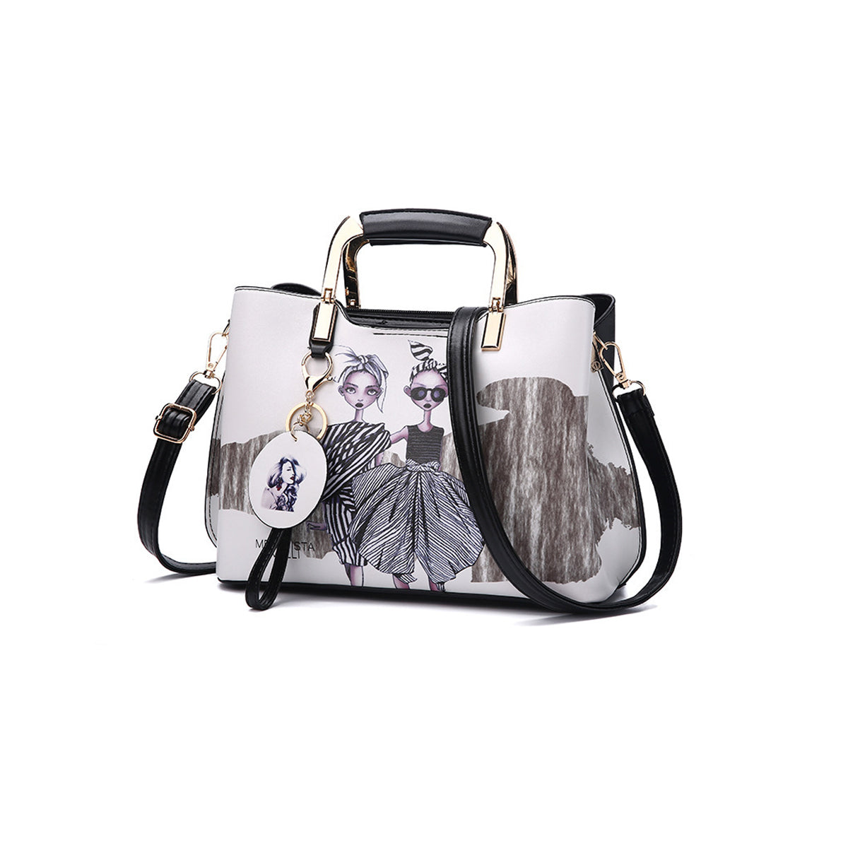 Top Handle Satchel Shoulder Bags Ladies Leather Totes