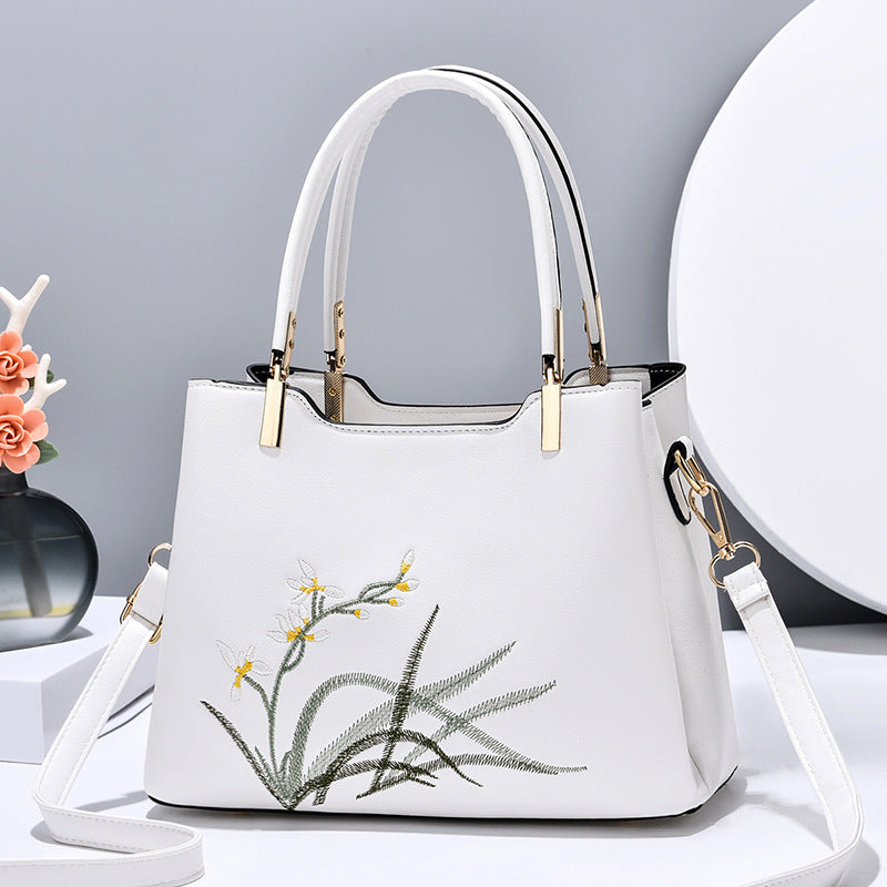 Fashion New Large Capacity PU Leather Shoulder Bag