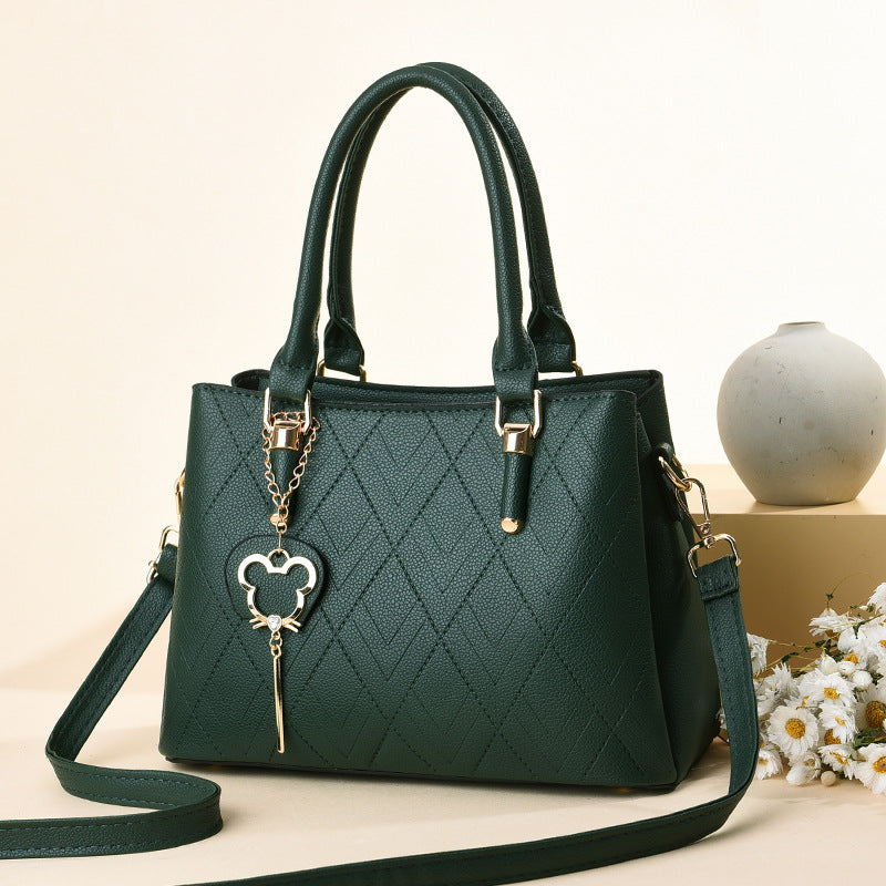 New Trend Embossed Large Capacity Shoulder Bag