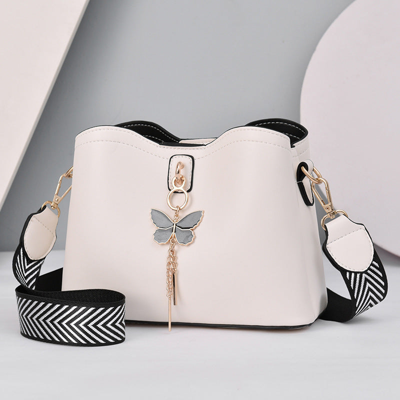 New Fashion Wide Strap Bow Bag