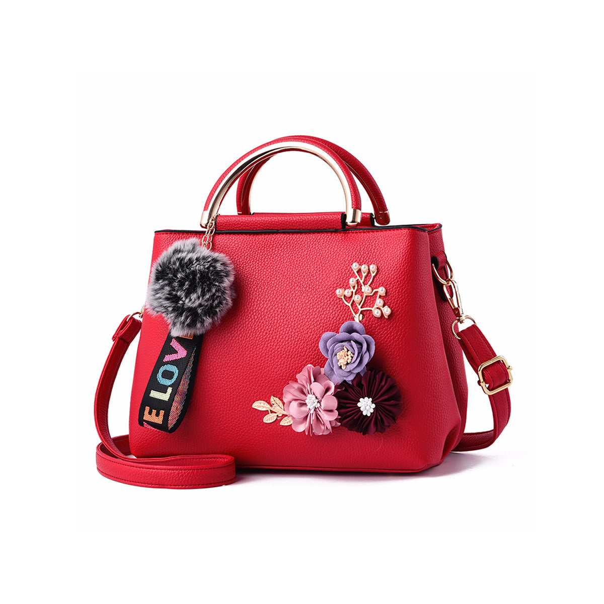Fashion Ladies Flower Shoulder Messenger Bag