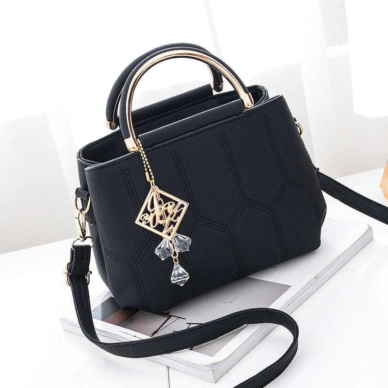 New Fashion Handbag Embroidered Thread Shoulder Bag