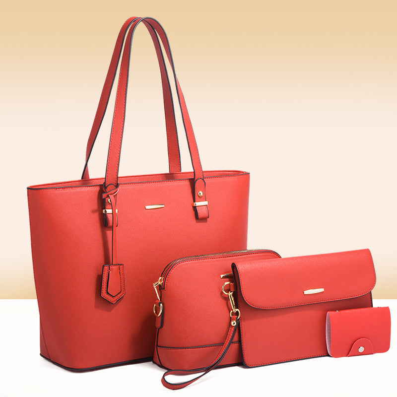 4pcs Fashion Shoulder Handbags Wallet Tote Bag