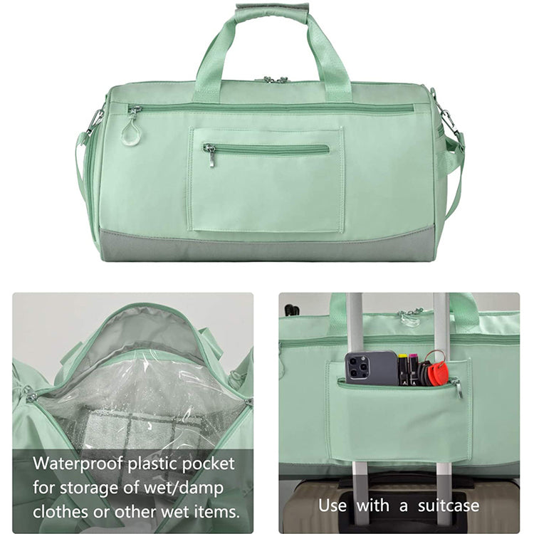 Weekend Overnight Travel Bags With Shoe Compartment