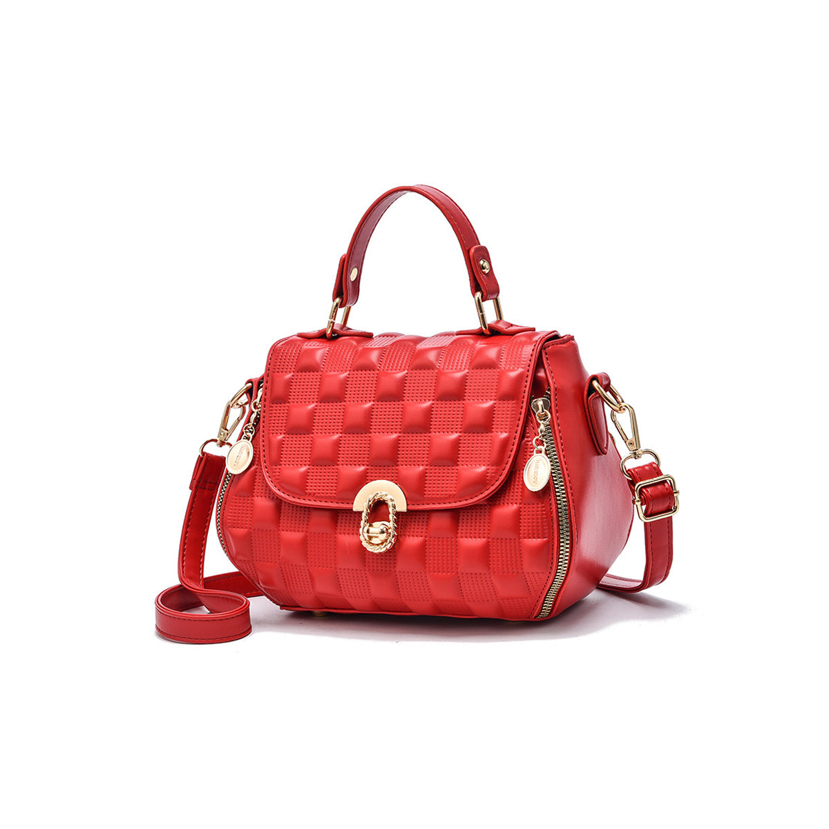 New Simple Embroidered Thread Large Capacity Shoulder Bag