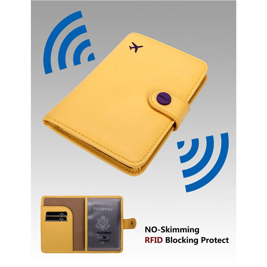 Anti Theft PU Leather RFID Card Holder Wallet