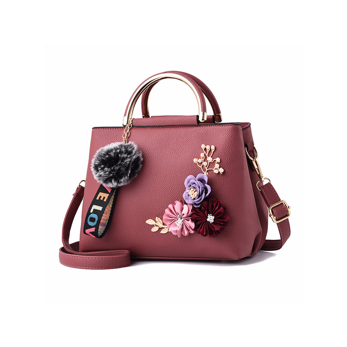 Fashion Ladies Flower Shoulder Messenger Bag