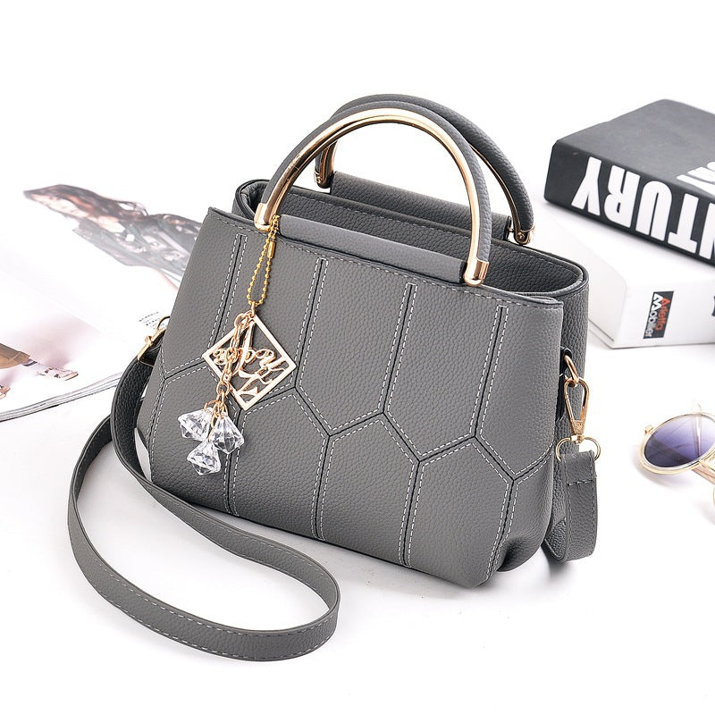 New Fashion Handbag Embroidered Thread Shoulder Bag