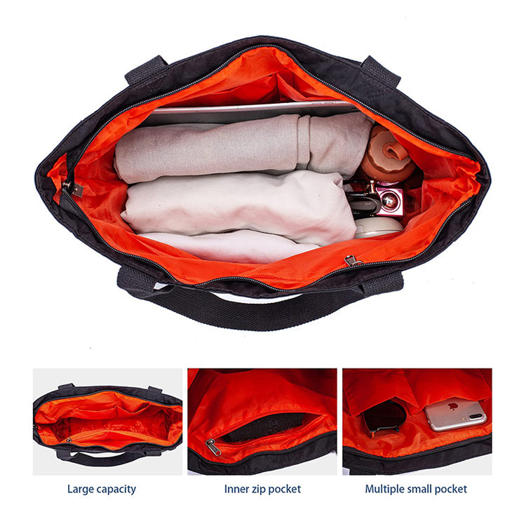 Fashion Full Printing Polyester Beach Tote Bag